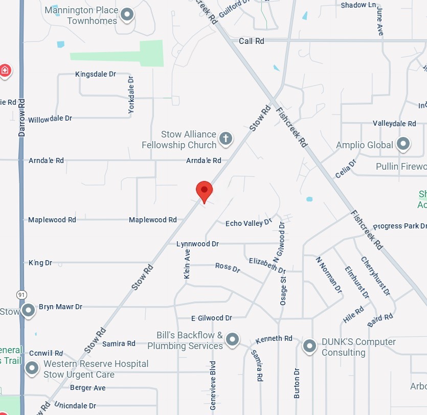 4367 Stow Road map